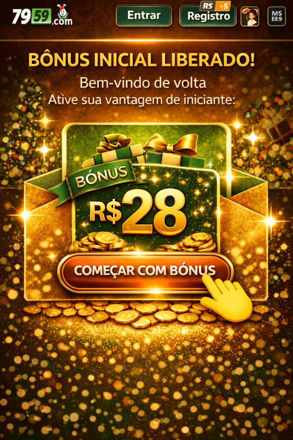 ficha dourada betano 